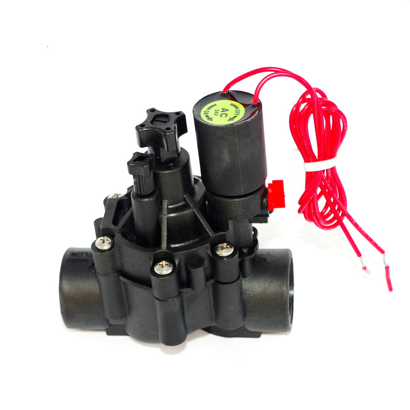 1.5 "2" Female Solenoid Valve Water Sprinkler 24V 12V Flow Adjustable