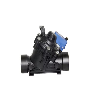 2'' BSP/NPT 0.35-10bar เครื่องยนต์ชลประทาน วาล์วซอลีนอยด์ 12-40v DC ปั๊มล็อค