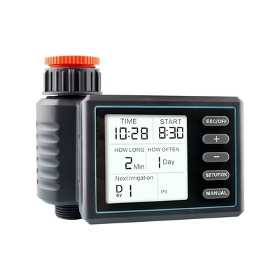LCD Display อัตโนมัติ อิเล็กทรอนิกส์ น้ําเวลา Plug Play การควบคุมน้ํา