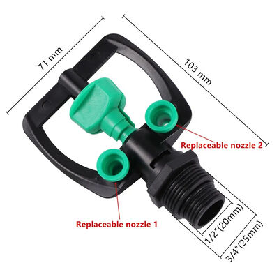 UV Resistance  3/4''  Water Sprinkler For Garden  Plants Irrigation